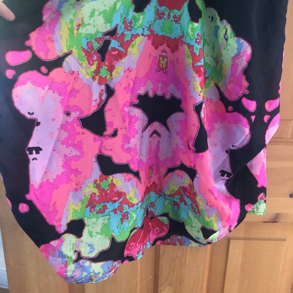 Mara Hoffman Strapless Sweetheart Chiffon Mini - Picture 6 of 11